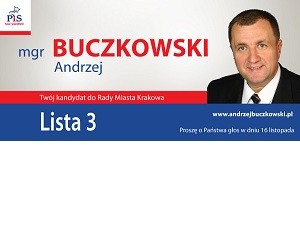 [Kraków] Andrzej Buczkowski – kandydat do Rady Miasta