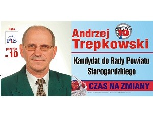 [Starogard Gdański] Andrzej Trepkowski – kandydat do Rady Powiatu
