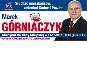 [Łochów] Marek Górniaczyk – kandydat do Rady Miasta