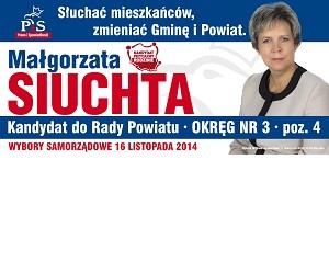 [Łochów] Małgorzata Siuchta – kandydatka do Rady Powiatu