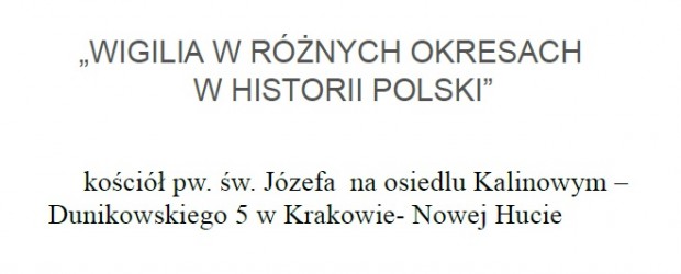 Kraków – Nowa Huta – koncert poetycko-muzyczny zespołu  „Solidarni”,15 stycznia