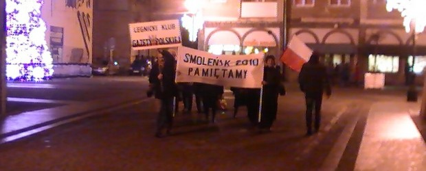 57 miesięcznicy smoleńskiej w Legnicy