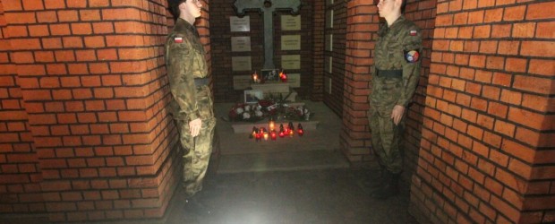 Gliwice – miesięcznica tragedii smoleńskiej 10 lutego 2015 r. oraz spotkanie z generałową Martę Potasińską