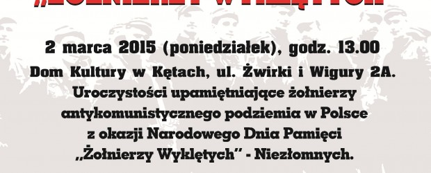 Kęty – obchody Święta Niezłomnych „Żołnierzy Wyklętych”, 2 marca