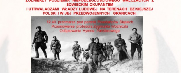 Knurów –  Narodowy Dzień Pamięci „Żołnierzy Wyklętych”, 1 marca
