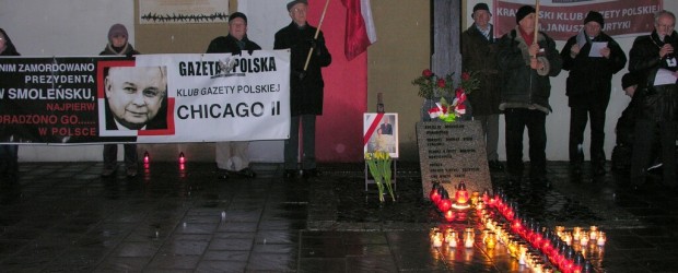 Kraków – 10 lutego 2015 r. miesięcznica tragedii smoleńskiej