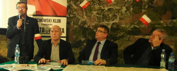 Łochów – Spotkanie„Prawda, a Mity…” z udziałem: L. Żebrowskiego i J. Stryjka