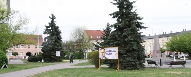 Kampania wyborcza Andrzeja Dudu w Nowym Tomyślu i Bukowcu