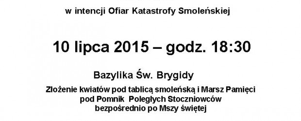 Gdańsk II –  miesięcznica tragedii smoleńskiej, 10 lipca