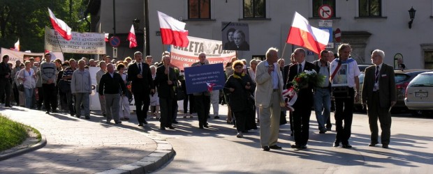 63 Miesięcznica Smoleńska w Krakowie.10 VII 2015r. (wideo)