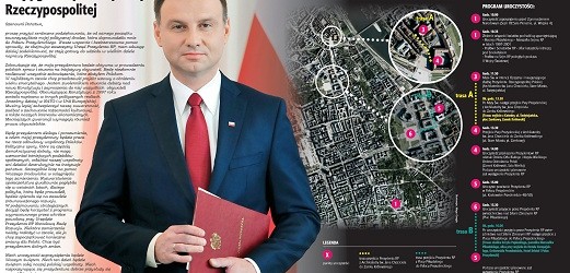 Program uroczystości inauguracji Prezydenta RP Andrzeja Dudy (MAPKA)!