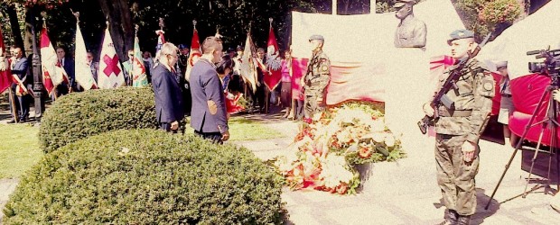 Uroczystości z okazji 95 rocznicy Bitwy Warszawskiej-święta Wojska Polskiego oraz odsłonięcia tablic na skwerze Żołnierzy Wyklętych