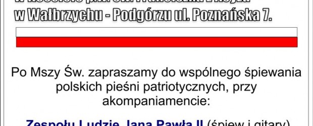 Wałbrzych – Msza św. w intencji Ofiar tragedii smoleńskiej, 10 września