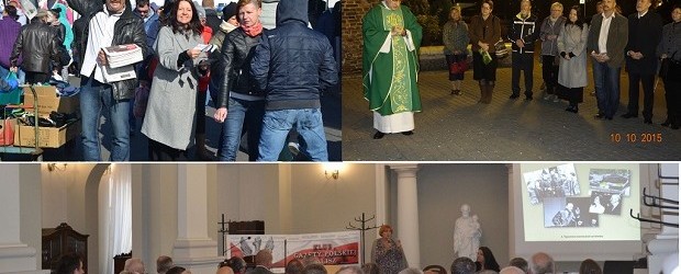 Kalisz – Miesięcznica tragedii smoleńskiej, spotkanie z Dorotą Kanią, promocja Gazety Polskiej