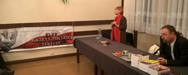 Sulęcin – spotkanie z Dorotą Kanią, połączone z promocja książek „Gry tajnych służb” oraz „Resortowe dzieci. Służby”