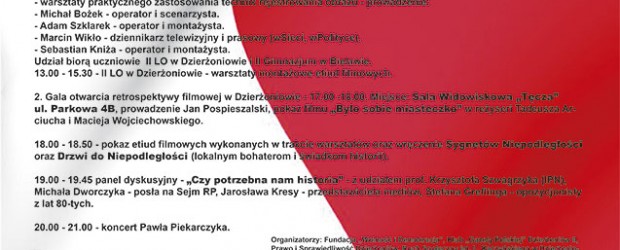 Retrospektywa Festiwalu Filmowego „Niepokorni, Niezłomni, Wyklęci” Dzierżoniów – 11.12.2015.