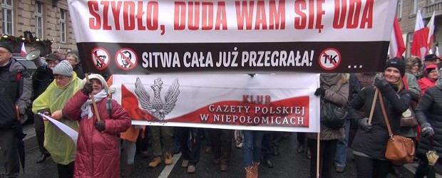Niepołomice: marsz 13 grudnia w Warszawie