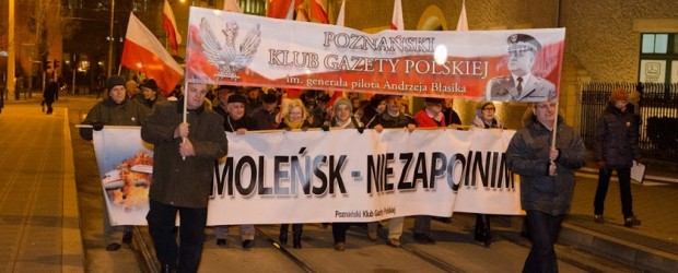 Obchody 68 miesięcznicy Tragedii Smoleńskiej  w Poznaniu