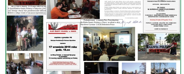 Podsumowanie roku 2015 w Klubie GP w Warce