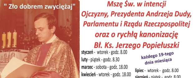 Kęty – Msza św. w intencji Ojczyzny…