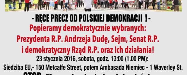 Ottawa, Ontario, Kanada – Czas na akcję! – 23 stycznia