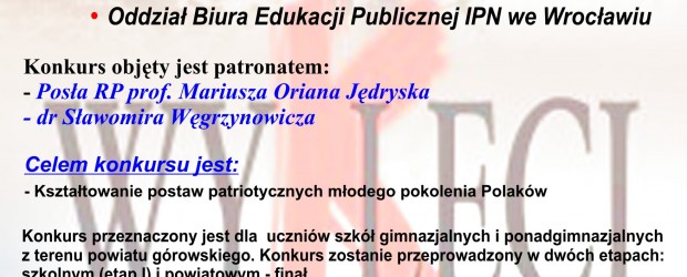 Pamięć młodzieży o Narodowym Dniu Pamięci Żołnierzy Wyklętych w Górze