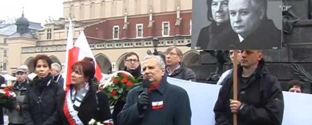 Kraków 10.IV.2016 r. VI Rocznica Tragedii Smoleńskiej (wideo)