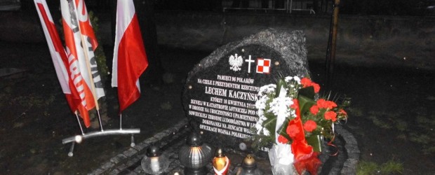 Uczczenie Szóstej Rocznicy Katastrofy Smoleńskiej w Raciborzu