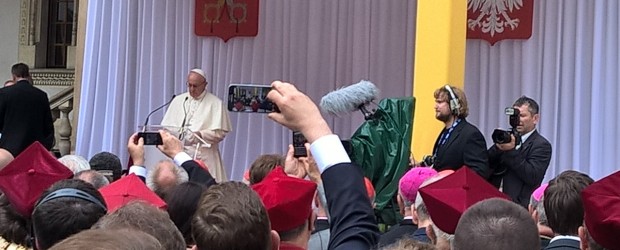 Powitanie Jego Świątobliwości Papieża Franciszka na Wawelu