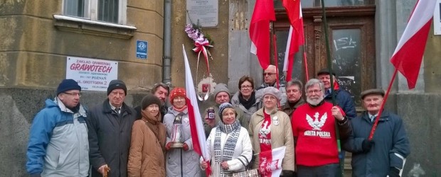 Poznań: pamiątkowa tablica pamięci Stanisława Kasznica