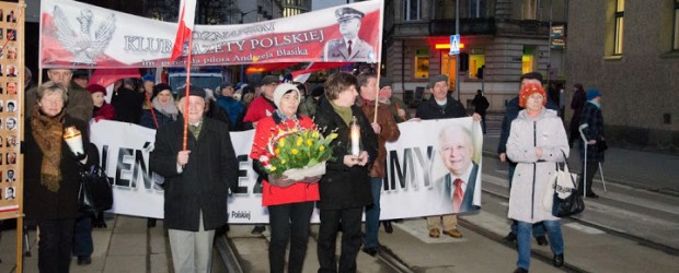 71 Miesięcznica Smoleńska w Poznaniu zorganizowany przez PKGP.