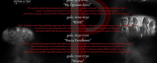 Wystąpienie przew. Klubu GP Rypin podczas uroczystosci w Narodowy Dzień Żołnierzy Wyklętych , Rypin 1 marca 2016 rok