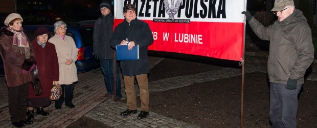 LUBIN: Miesięcznica tragedii smoleńskiej grudzień 2015
