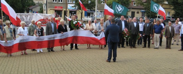 Pabianice: Uroczystość uczczenia Powstańców Warszawskich 1.08.2016.