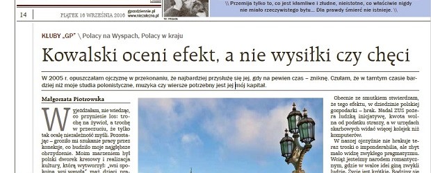Kowalski oceni efekt, a nie wysiłki czy chęci
