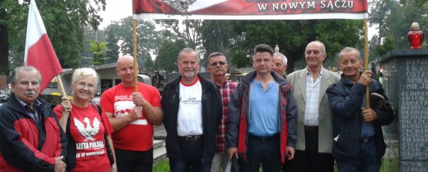 Nowy Sącz:  upamiętnienie 77 rocznicy napadu Rosji sowieckiej na Polskę