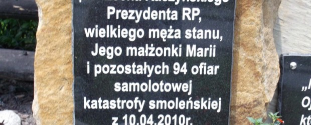 Wieliczka: Tablica upamiętniająca Ofiary tragedii smoleńskiej