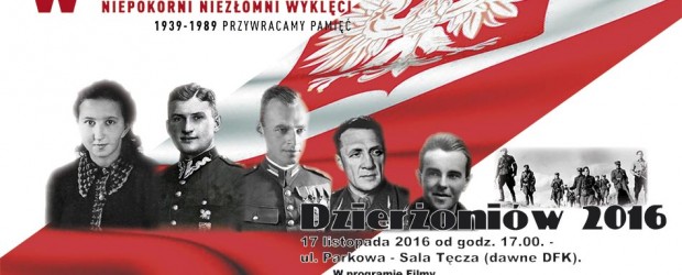 Dzierżoniów II – VIII Festiwal Filmów Niezależni Niezłomni Wyklęci Dzierżoniów 2016, 17 listopada