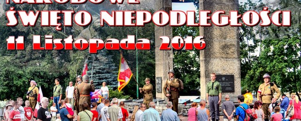Patriotyczny listopad – 98. rocznica Narodowego Święta Niepodległości w Dzierżoniowie – 11.11.2016.