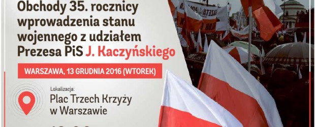 Spotykamy się 13 grudnia o godz. 16:00 na skrzyżowaniu ul. Kruczej i Alei Jerozolimskich
