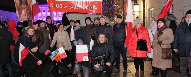 Garwolin: Demonstracja w obronie demokracji w Warszawie