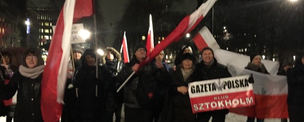 Demonstracja Klubu GP w Sztokholmie