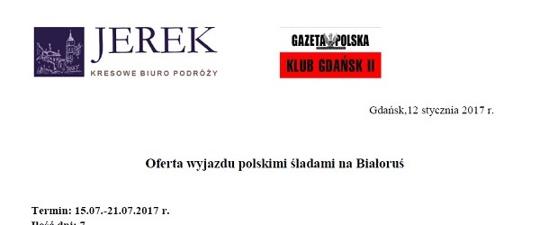 Wyprawa Polskie ślady na Białorusi