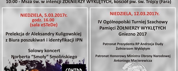 Gniezno – Obchody Dnia Żołnierzy Wyklętych 25 lutego-12 marca