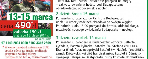 Knurów: Wyjazd na Węgry, zapisy