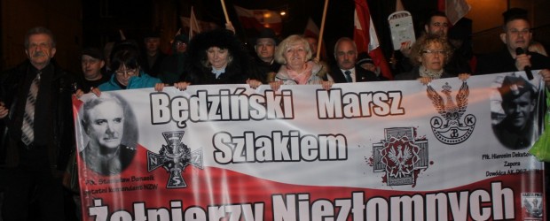 Będzin II: Pierwszy Będziński marszu szlakiem Żołnierzy Wyklętych
