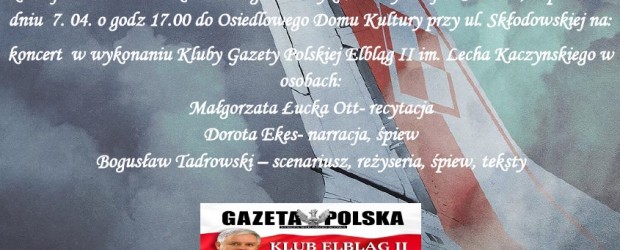 Iława – Misterium Smoleńskie, 7 kwietnia,