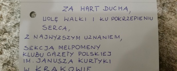Kraków: Solidarność z p. Cezarym Morawskim