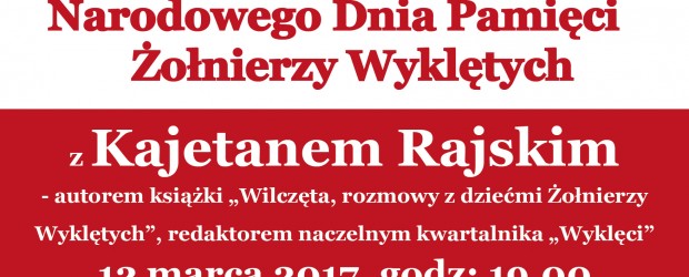 Wadowice: Spotkanie z Kajetanem Rajskim, 12 marca