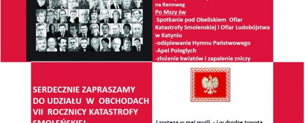Wiedeń II – 7. Rocznica tragedii smoleńskiej, 9-10 kwietnia